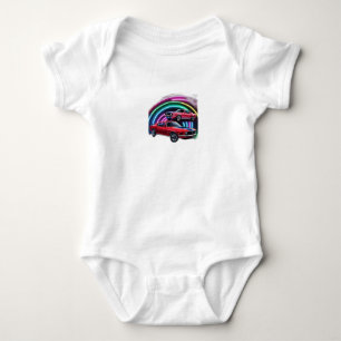 classic muscle car baby bodysuit