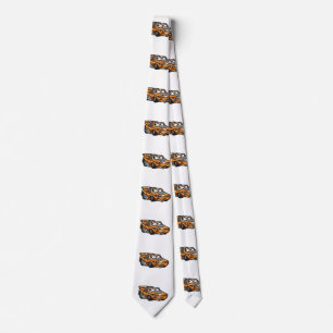 Classic muscle car cartoon  - Choose back color Tie