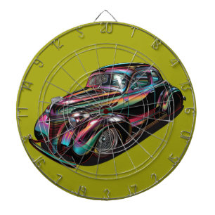 Classic Muscle Car Dartboard