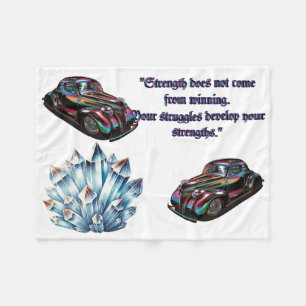 Classic Muscle Car Fleece Blanket