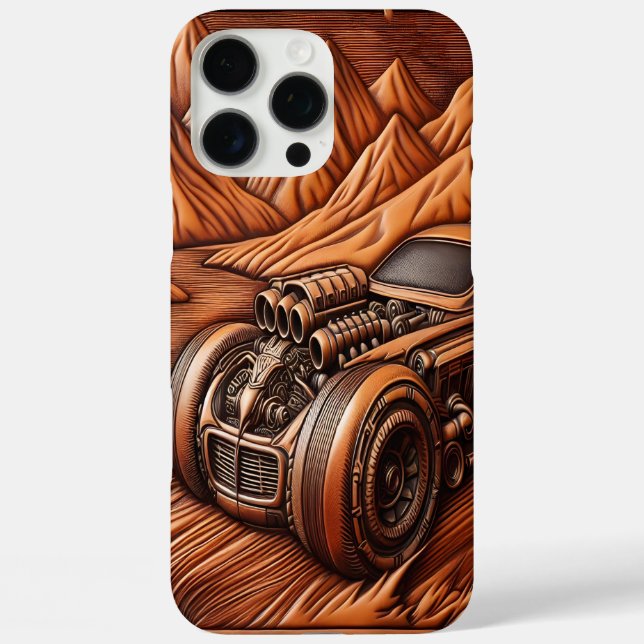 Classic Muscle Car in Scenic Valley Case-Mate iPhone Case (Back)
