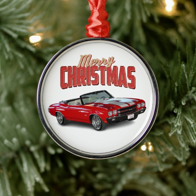 Classic Muscle Car Metal Tree Decoration (Tree)