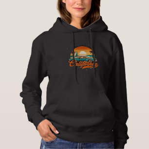 Classic Muscle Car Retro Los Angeles California Su Hoodie