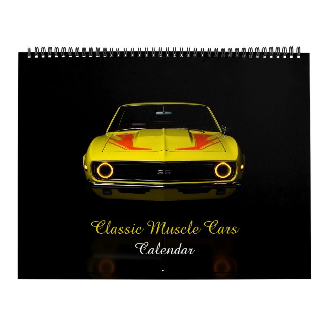 Classic Muscle Cars Calendar (Cover)