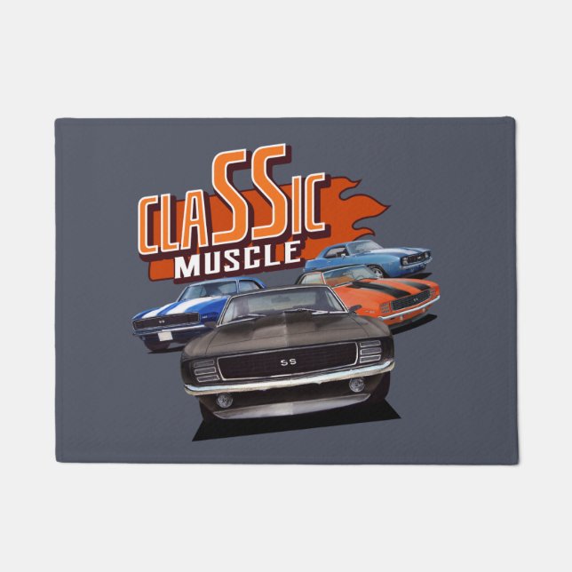ClaSSic Muscle Cars Doormat (Front)