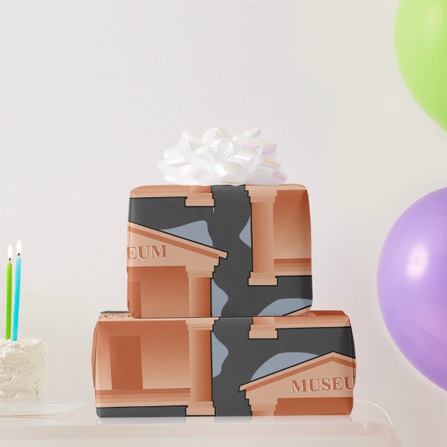 Classic Museum Architecture Wrapping Paper (Creator Uploaded)