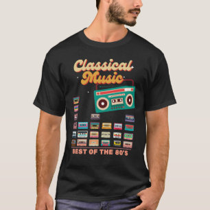 Classic Music Cassette Tape Retro 80's Tee