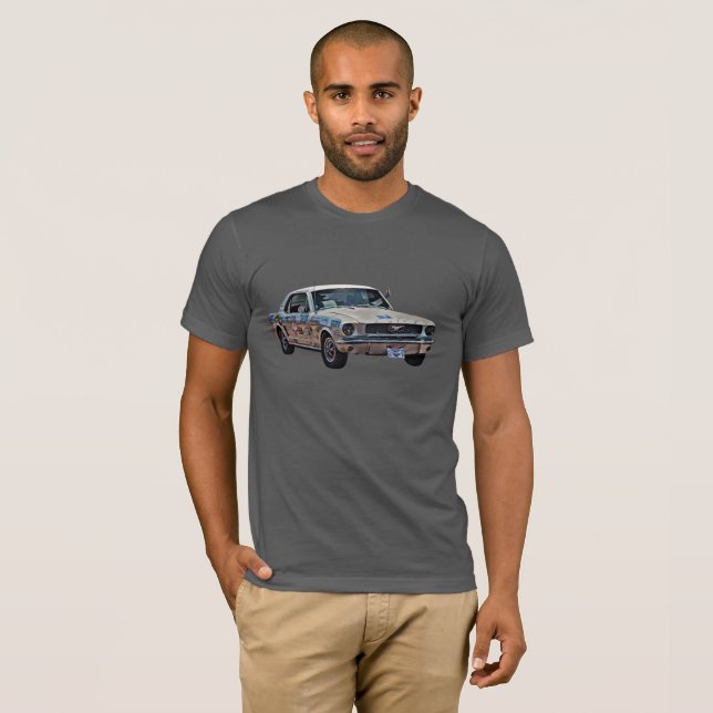 Classic Mustang Abstract T-Shirt (Front Full)