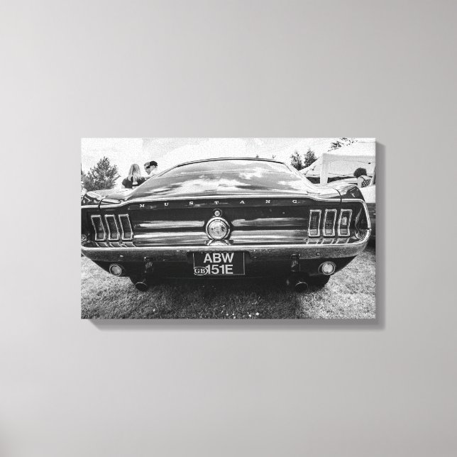"Classic Mustang" canvas prints/wall art Print (Front)