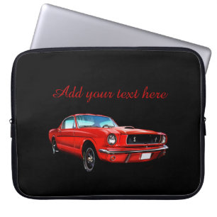 Classic Mustang Neoprene Laptop Sleeve