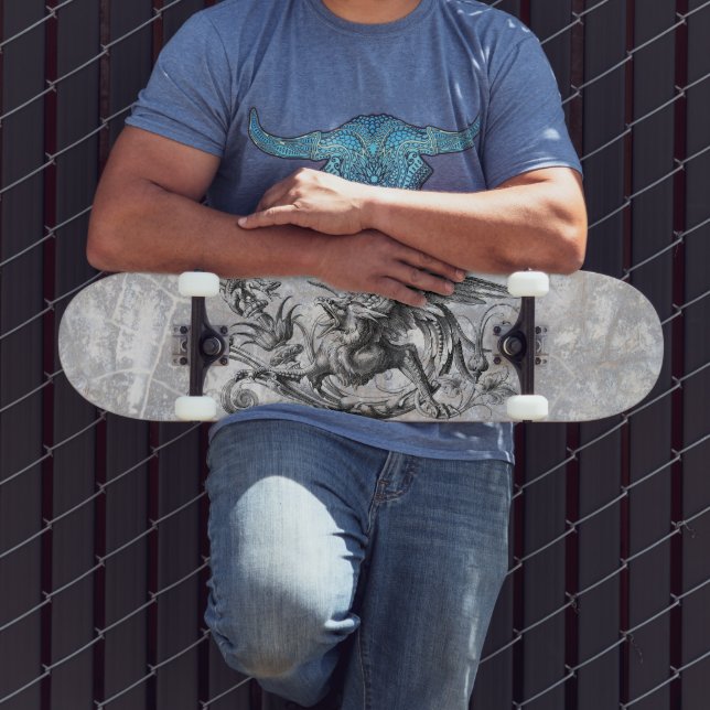 Classic Mythical Beast  Skateboard (Outdoor 3)