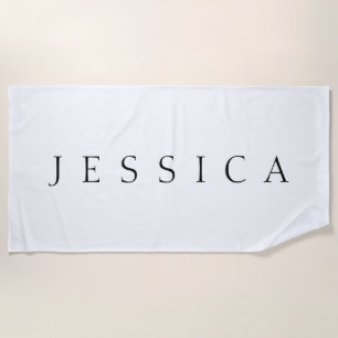 Classic Name (or word) Beach Towel