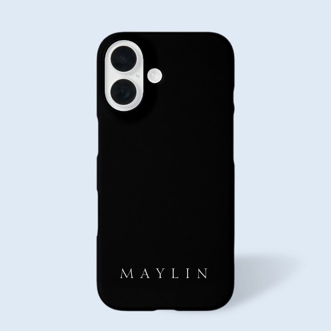 Classic Name (or word) | Black & White Case-Mate iPhone Case (Creator Uploaded)