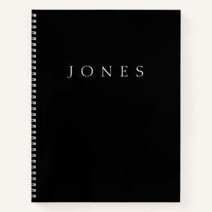 Classic Name (or word)   Black & White Notebook
