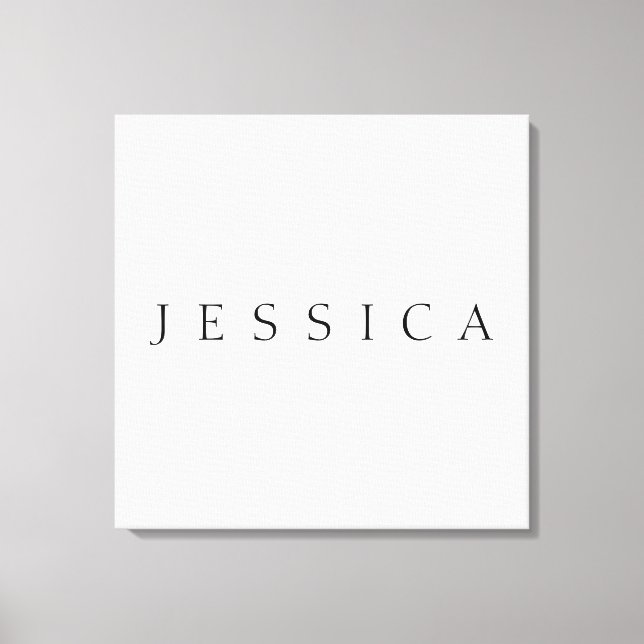 Classic Name (or word) Canvas Print (Front)