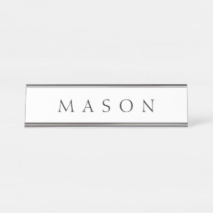 Classic Name (or word) Desk Name Plate