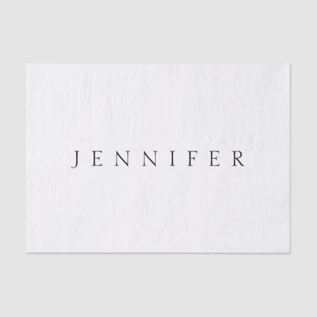 Classic Name (or word) Tissue Paper (Front)