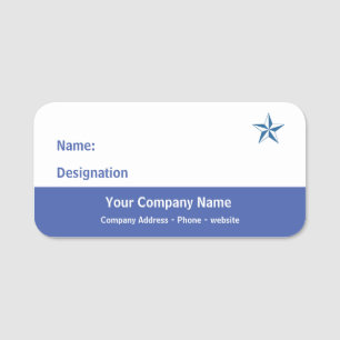 Classic Name Tag Badge