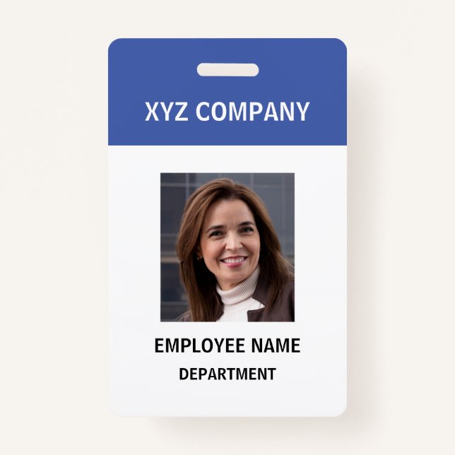 Classic Name Tag Badge ID Badge (Front)