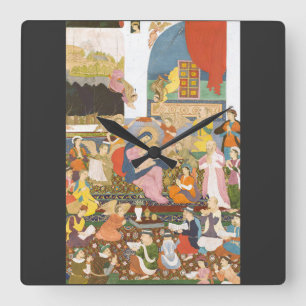 Classic Nativity Scene – Sacred Heritage Fine Art Square Wall Clock