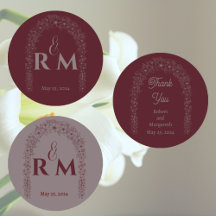 Classic Nature Floral Red Wedding Gate 