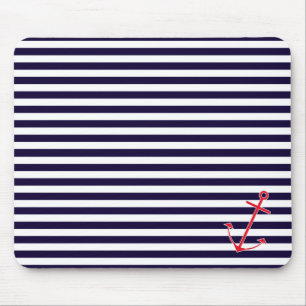 Classic Nautical Anchor Mouse Mat