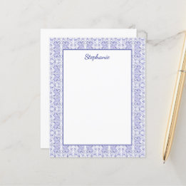 Classic Navy Blue Bunny Rabbit Birds Personalised