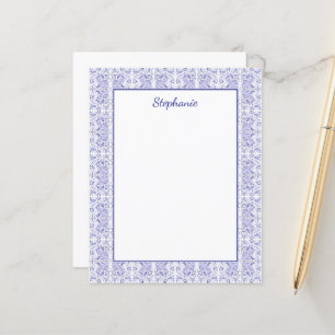 Classic Navy Blue Bunny Rabbit Birds Personalised