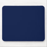 Classic Navy Blue Customisable Mouse Mat<br><div class="desc">Modern and elegant design --- Customise it by adding your chosen name,  photo,  image,  or text</div>