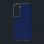 Classic Navy Blue Customisable Samsung Galaxy Case<br><div class="desc">Modern and elegant design --- Customise it by adding your chosen name,  photo,  image,  or text</div>