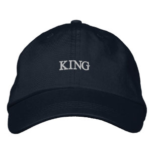 Classic Navy King Cap High-Quality Embroidered Hat