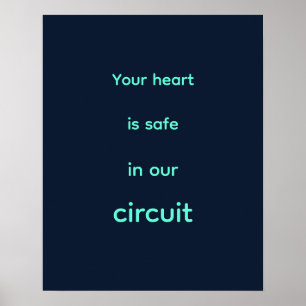 Classic Navy Light Sans Perfusionist Wall Sign