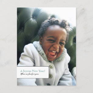 Classic New Year Photo Card