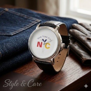 Classic New York City Inspired Timepiece Watch