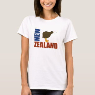 Classic New Zealand Kiwi Womens T-Shirt