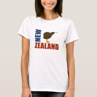 Classic New Zealand Kiwi Womens T-Shirt
