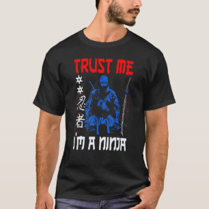 Classic Ninja Ninjutsu Samurai Shaolin Shuriken Ka T-Shirt