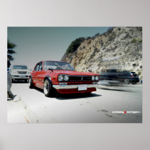 "Classic" Nissan Hakosuka Skyline on PCH Poster