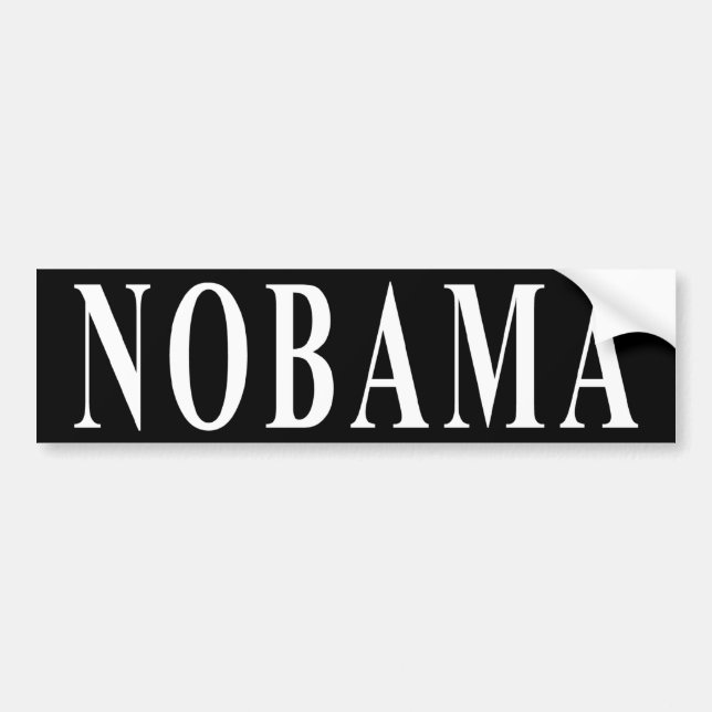 Classic NOBAMA Bumper Sticker (Front)