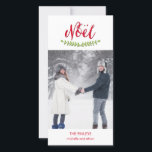 Classic Noel Christmas Holiday Photo Card<br><div class="desc">Celebrate the season with this modern and stylish holiday photo card from Berry Berry Sweet.</div>