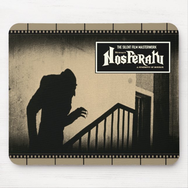 Classic Nosferatu Filmstrip Mousepad  (Front)