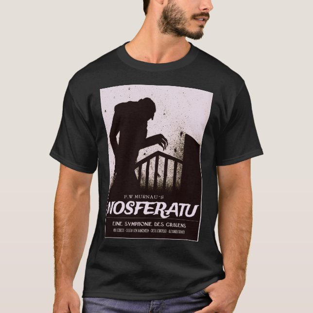 Classic Nosferatu Poster T-Shirt (Front)