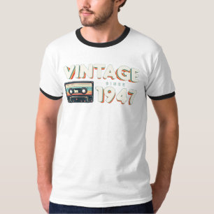 Classic & Nostalgic Music Birthday - Vintage since T-Shirt