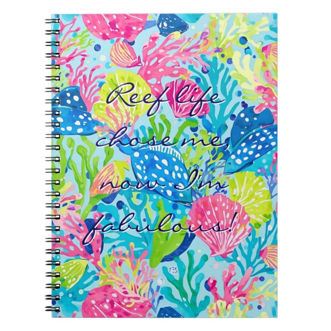 Classic notebook in stylish graphic (Front)