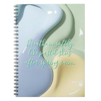 Classic notebook in stylish graphic