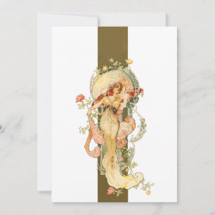 Classic Nouveau Vintage Beauty Card