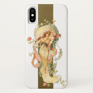 Classic Nouveau Vintage Beauty iPhone X Case