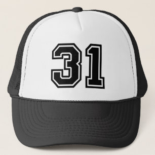 Classic Number 31 Trucker Hat