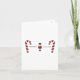 Classic Nutcracker Christmas Card