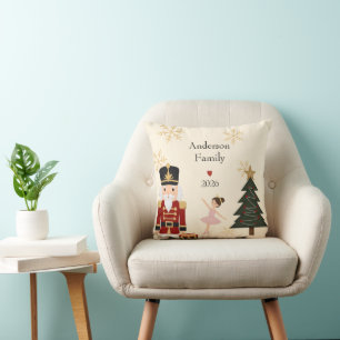 Classic Nutcracker Christmas Cushion